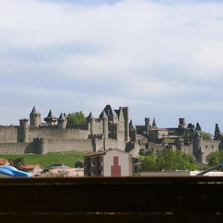 Le Balcon Sur La Cite Apartment การ์กาซอน ภายนอก รูปภาพ